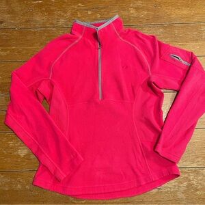Koppen Hot Pink Quarter-Zip Pullover Hoodie
